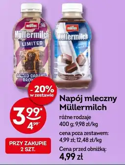 Żabka Napój mleczny Müllermilch różne rodzaje oferta