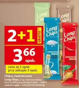 Auchan Chipsy ziemniaczane Long Chips oferta