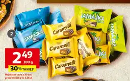 Auchan Cukierki Jamajka, Jamajka biała, Jamajka banan-mango, Jamajka rum, brownie lub Caramelli oferta