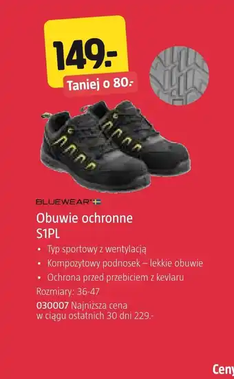 Jula Obuwie ochronne Bluewear oferta