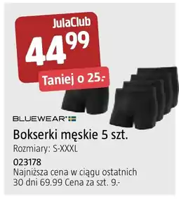 Jula Bokserki męskie Bluewear oferta