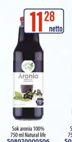 AT Natural life Sok aronia 100% oferta