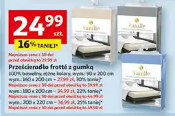 Auchan Prześcieradło z gumką oferta