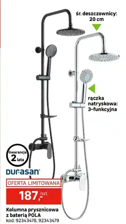 Leroy Merlin Kolumna prysznicowa Durasan oferta