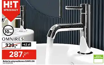 Bateria umywalkowa Omnires