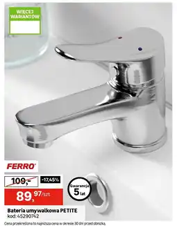 Leroy Merlin Bateria umywalkowa Ferro oferta