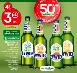 Żabka Napój piwny Żywiec oferta