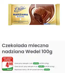 Dino Czekolada mleczna nadziana Wedel 100g oferta
