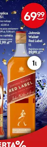 Żabka Johnnie Walker Red Label 1l oferta