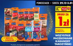 Biedronka Paczki kabanosów Tarczyński (różne rodzaje) oferta