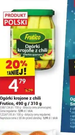 Twój Market Frutico Ogórki krojone z chili oferta