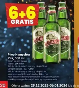 Twój Market Piwo Namysłów Pils oferta