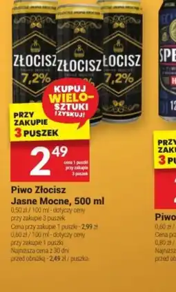 Twój Market Piwo Złocisz Jasne Mocne oferta