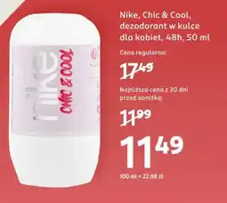 Rossmann Nike, Chic & Cool, dezodorant w kulce dla kobiet, 48h oferta