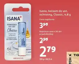 Rossmann Isana, balsam do ust, ochronny, Classic oferta