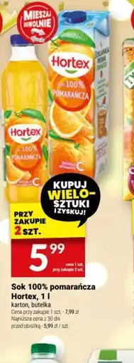 Twój Market Hortex Sok 100% pomarańcza oferta