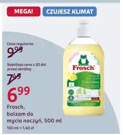 Rossmann Frosch, balsam do mycia naczyń oferta