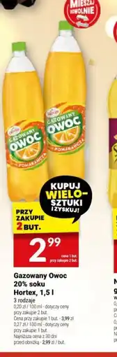 Twój Market Hortex Gazowany Owoc oferta