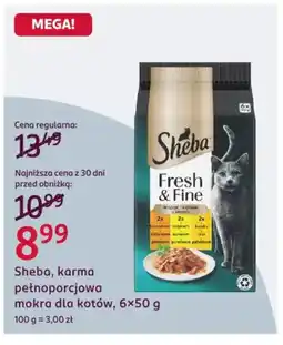 Rossmann Sheba, karma pełnoporcjowa mokra dla kotów oferta