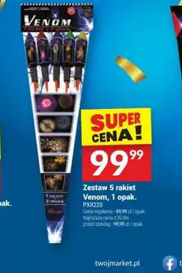Twój Market Venom Zestaw 5 rakiet oferta