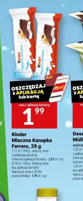 Twój Market Kinder Mleczna Kanapka oferta