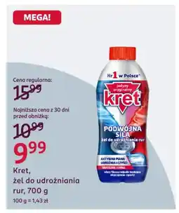 Rossmann Kret, żel do udrożniania rur oferta