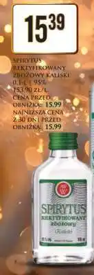 Dino SPIRYTUS REKTYFIKOWANY ZBOŻOWY KALISKI oferta