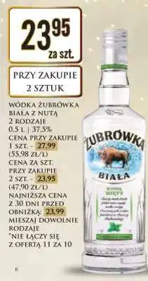 Dino WÓDKA ŻUBRÓWKA BIAŁA Z NUTĄ 2 RODZAJE oferta