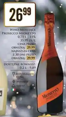 Dino Wino musujące Prosecco Mionetto oferta