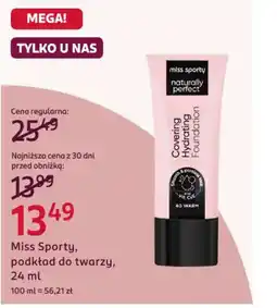 Rossmann Miss Sporty, podkład do twarzy oferta