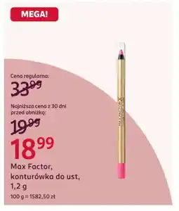 Rossmann Max Factor, konturówka do ust oferta