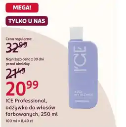 Rossmann ICE Professional, odżywka do włosów farbowanych oferta