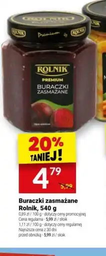 Twój Market Rolnik Buraczki zasmażane oferta
