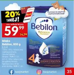 Twój Market Bebilon Mleko oferta