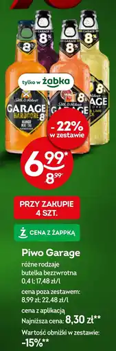Żabka Piwo Garage oferta