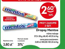 Żabka Dropsy Mentos oferta