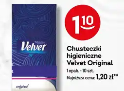 Żabka Chusteczki higieniczne Velvet oferta
