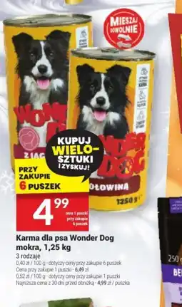 Twój Market Wonder Dog karma dla psa mokra oferta