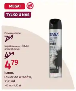 Rossmann Isana, lakier do włosów oferta