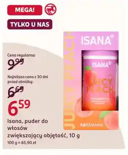 Rossmann Isana, puder do włosów zwiększający oferta