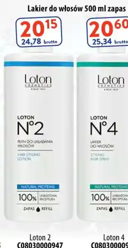 AT Loton Lakier do włosów oferta