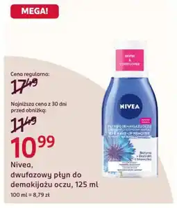 Rossmann Nivea, dwufazowy płyn do demakijażu oczu oferta