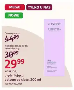 Rossmann Yoskine, ujędrniający balsam do ciała oferta