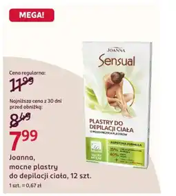 Rossmann Joanna, mocne plastry do depilacji ciała oferta