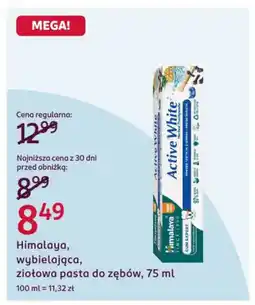 Rossmann Himalaya, wybielająca, ziołowa pasta do zębów oferta
