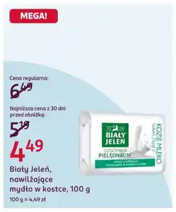 Rossmann Biały Jeleń, nawilżające mydło w kostce oferta