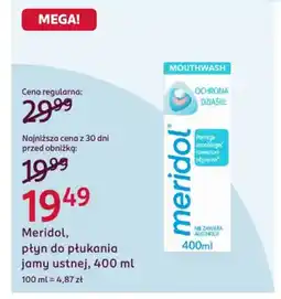 Rossmann Meridol, płyn do płukania jamy ustnej oferta
