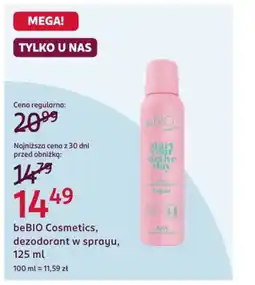 Rossmann beBIO Cosmetics, dezodorant w sprayu oferta