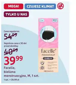 Rossmann Facelle, bielizna menstruacyjna, M oferta