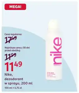 Rossmann Nike, dezodorant w sprayu oferta